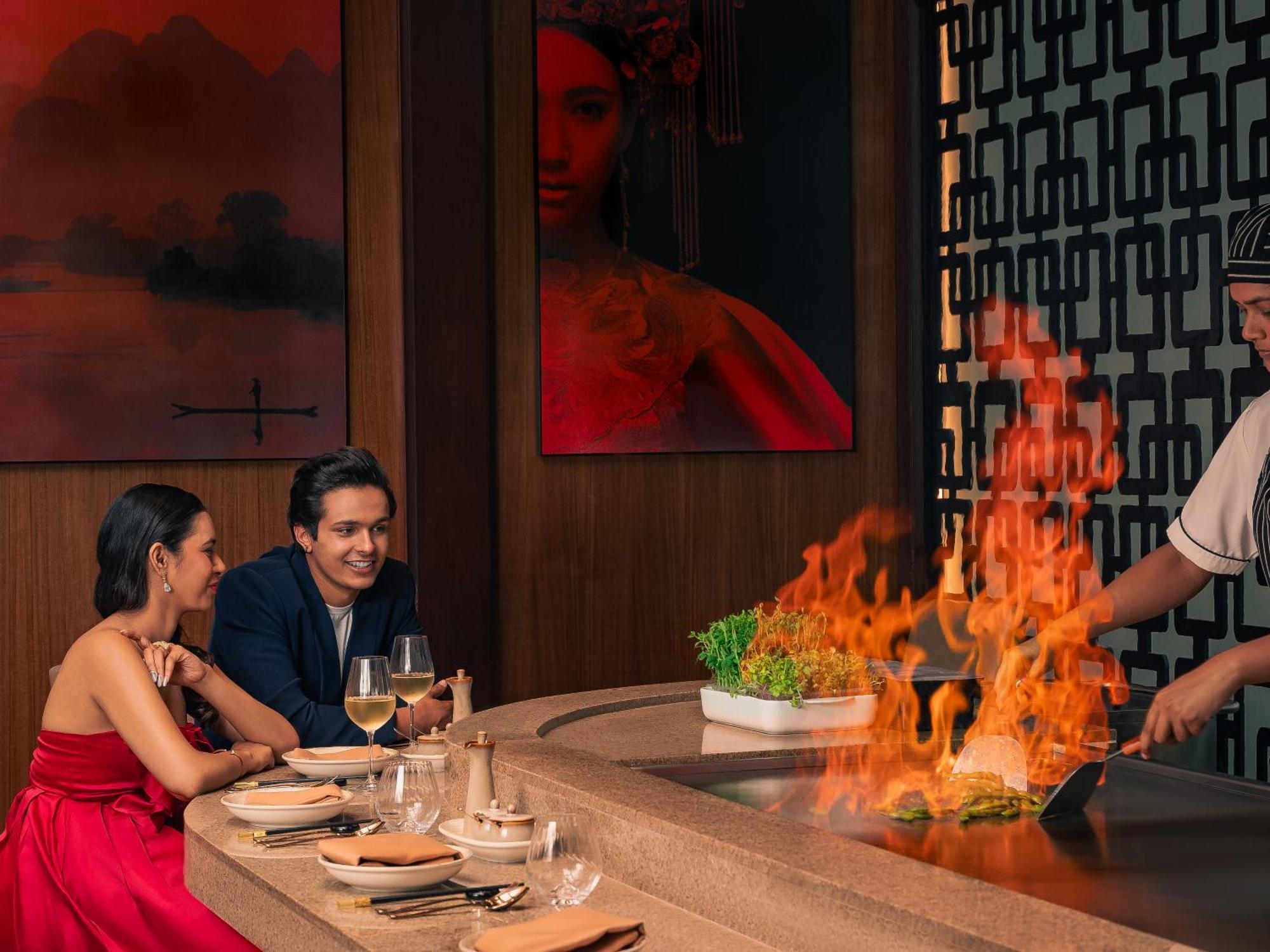 Hyatt Pune Dış mekan fotoğraf A Teppanyaki restaurant in India