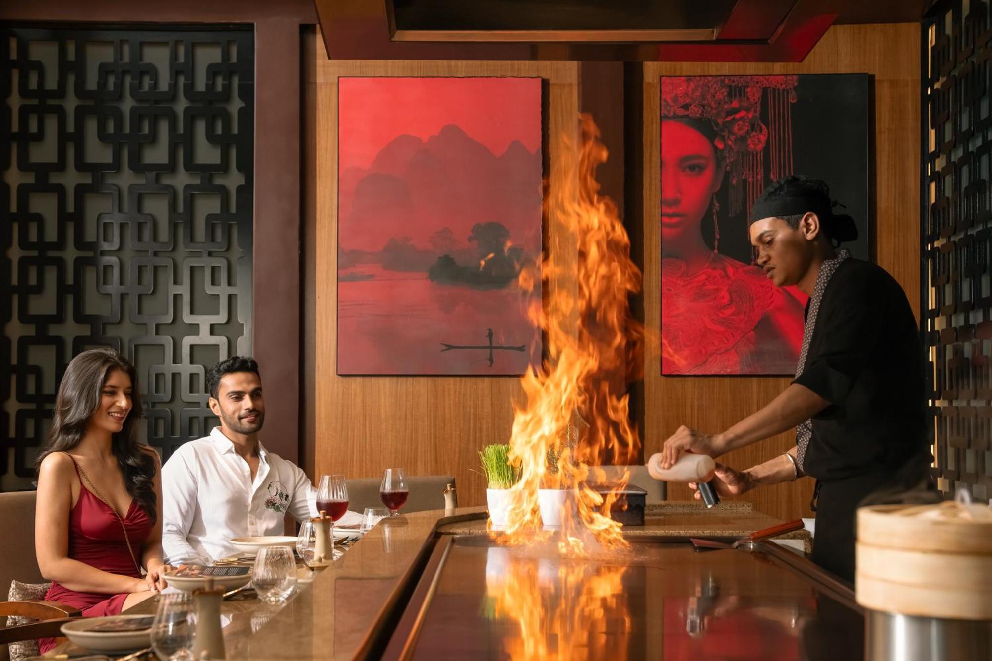 Hyatt Pune Dış mekan fotoğraf A Teppanyaki restaurant in India